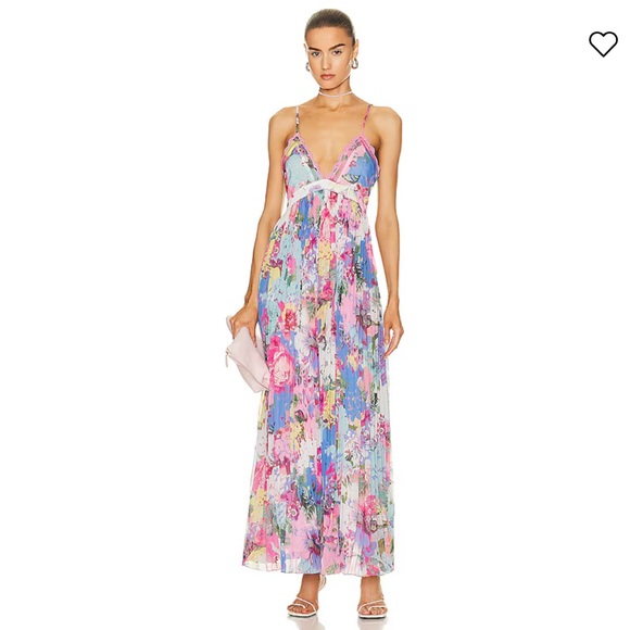 Revolve ROCOCO SAND Aster Maxi Dress, Floral Dress - Picture 1 of 6